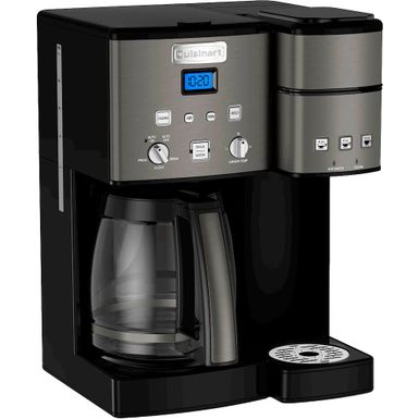 image of Cuisinart - Coffee Center 12-Cup Coffee Maker and Single Serve Brewer - Black Stainless with sku:bb21497098-6397244-bestbuy-cuisinart