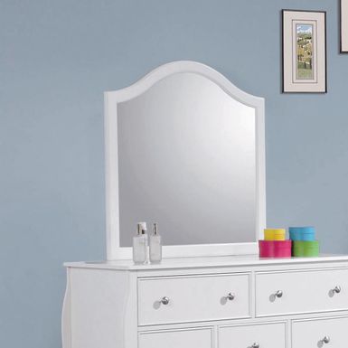 image of Dominique Dresser Mirror Buttermilk with sku:400564-coaster