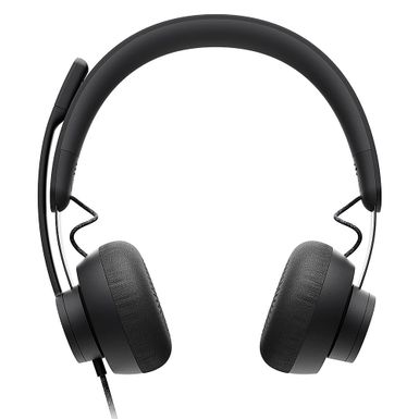 image of Logitech - Zone Wired Noise Cancelling Headset - For Microsoft Teams - Black with sku:bb21545860-6413868-bestbuy-logitech