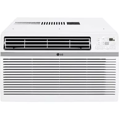 LG - 350 Sq. Ft. 8,000 BTU Window Air Conditioner with Remote - White