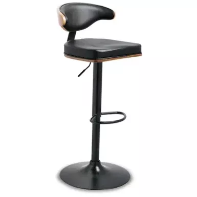 image of Brown/Black Bellatier Tall Upholstered Swivel Barstool(1/CN) with sku:d120-330-ashley