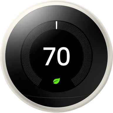 Alt View Zoom 31. Google - Nest Learning Smart Wifi Thermostat - White