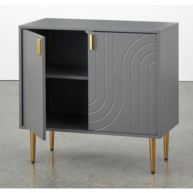 Lifestorey Tabaria Two Door Buffet - Grey