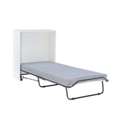 image of Bilbrey Folding Rollaway Bed with Storage Cabinet and Memory Foam with sku:lfxs1005-linon