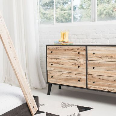 Piperton Contemporary Dresser - Black