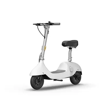 image of OKAI - Ceetle Pro Electric Scooter with Foldable Seat w/35 Miles Operating Range & 15.5mph Max Speed - White with sku:bb22105487-bestbuy