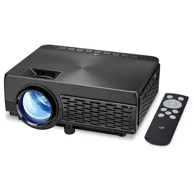 image of GPX - PJ300B LED Projector with Bluetooth - Black with sku:bb22044108-bestbuy