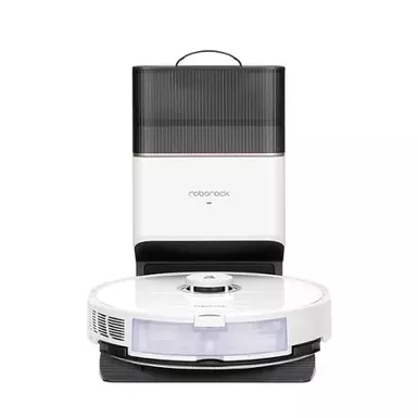 image of Roborock - S8 Plus-WHT Wi-Fi Connected Robot Vacuum & Mop with Self-Empty Dock - White with sku:bb22183949-bestbuy
