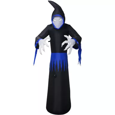 8-Ft. Tall Pre-lit Musical Inflatable Grim Reaper