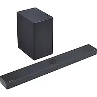 image of LG - 3.1.3 Channel SC9S Soundbar with Wireless Subwoofer, Dolby Atmos, DTS:X, IMAX Enhanced and WOW Orchestra - Black with sku:bb22110665-bestbuy