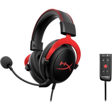 Angle Zoom. HyperX - Cloud II Pro Wired 7.1 Surround Sound Gaming Headset for PC, Xbox X|S, Xbox One, PS5, PS4, Nintendo Switch, and Mobile 