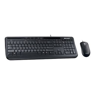 image of Microsoft Wired Desktop 600 - keyboard and mouse set - English - North America with sku:bb10934975-9592498-bestbuy-microsoft