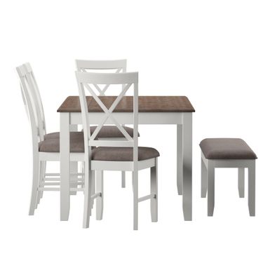 Andette 6PC Dining Set Taupe