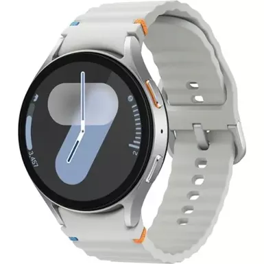 image of Samsung - Galaxy Watch7 Aluminum Smartwatch 44mm BT - Silver with sku:bb22324604-bestbuy