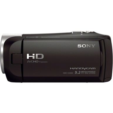 Left Zoom. Sony - Handycam CX405 Flash Memory Camcorder - Black