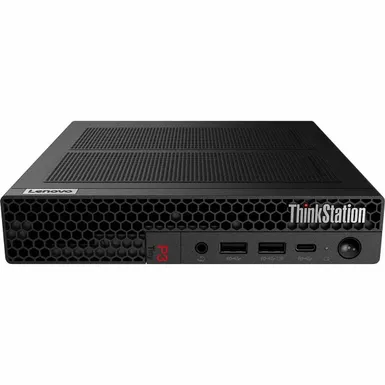 Lenovo ThinkStation P3 Tiny Workstation, Intel Core i9-13900 2.0GHz, 32GB RAM, 1TB SSD, NVIDIA T400 4GB, Windows 11 Pro, Black