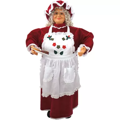 Fraser Hill Farm 36" Mrs Claus in Baking Outfit (Dancing/Music)