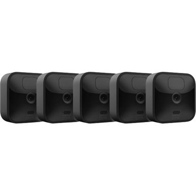 image of Blink - 5 Outdoor (3rd Gen) Wireless 1080p Security System with up to two-year battery life - Black with sku:bb21628507-6427069-bestbuy-blink