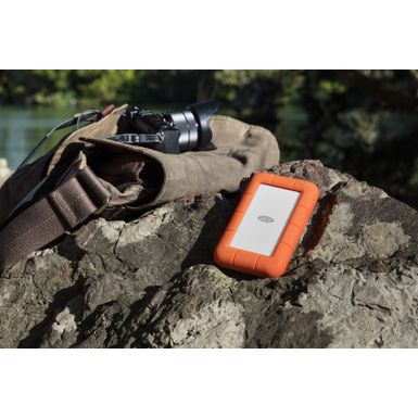 Alt View Zoom 13. LaCie - Rugged 1TB External USB-C, USB 3.1 Gen 1 Portable Hard Drive - Orange/Silver