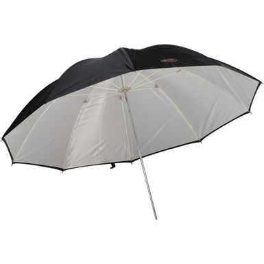 image of Photek Goodlighter 60" Umbrella with Fiberglass Frame and 7mm Permanent Shaft, Silver with sku:ptu1060fgs-adorama
