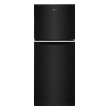 image of Whirlpool 11.6 Cu. Ft. Black Top-Freezer Refrigerator with sku:wrt112czjbk-wrt112czjb-abt