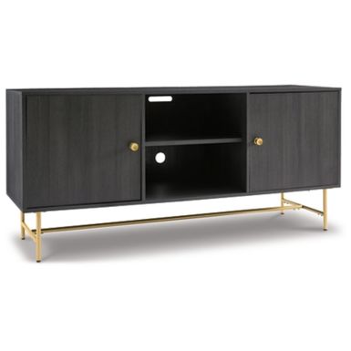 image of Black Yarlow Large TV Stand with sku:w215-48-ashley