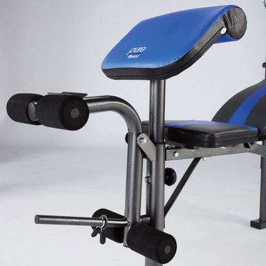 Pure Fitness Multi-purpose Mid-width Weight Bench - Blue/grey