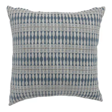 image of Contemporary Fabric 21" x 21" Throw Pillows in Blue (Set of 2) with sku:idf-pl6030bl-l-2pk-foa