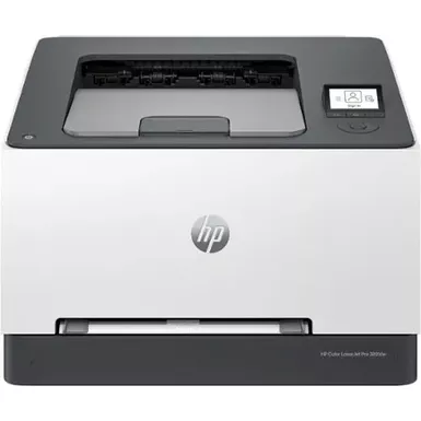 image of HP - LaserJet Pro 3201dw Wireless Color Laser Printer - White & Slate with sku:bb22286118-bestbuy