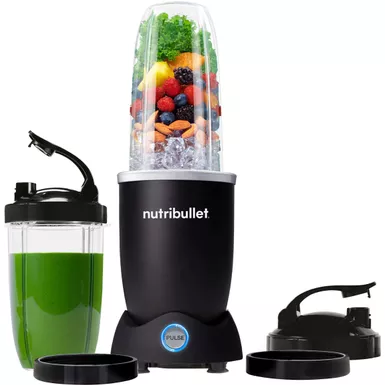 image of NutriBullet - Pro Plus 1200 Watt Personal Blender with Pulse Function N12-1001 - Matte Black with sku:bb22188764-bestbuy