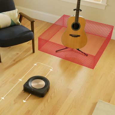 Alt View Zoom 19. iRobot - Roomba s9+ (9550) Wi-Fi Connected Self-Emptying Robot Vacuum - Java Black