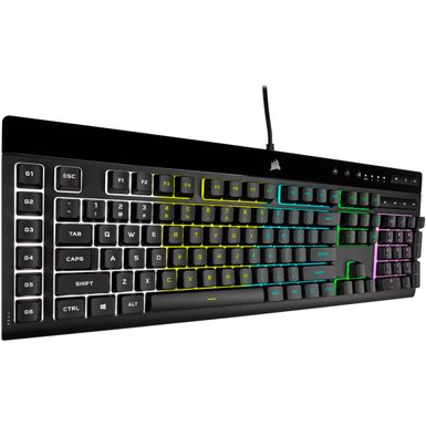 Alt View Zoom 12. CORSAIR - K55 RGB Pro Full-size Wired Dome Membrane Gaming Keyboard with Elgato Stream Deck Software Integration - Black