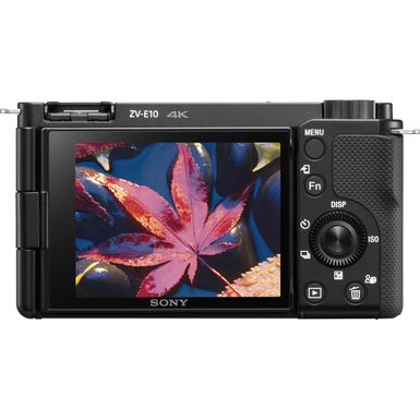 Alt View Zoom 16. Sony - Alpha ZV-E10 Mirrorless Vlog Camera - Body Only - Black