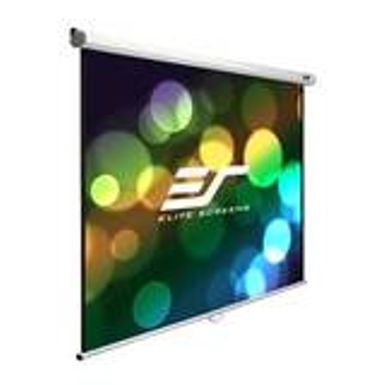 image of Elite Screens - Manual B Series 100"Projector Screen - Black with sku:bb19588641-5822911-bestbuy-elitescreens
