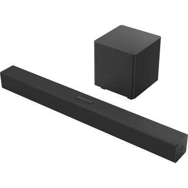 Angle Zoom. VIZIO - 2.1 Home Theater Sound Bar with Wireless Subwoofer and DTS Virtual:X - Black