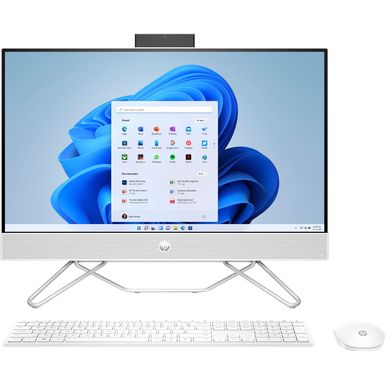 image of HP - 24" Touch-Screen All-In-One - AMD Ryzen 5 - 8GB Memory - 1TB SSD - Starry White with sku:bb21958300-6498474-bestbuy-hp
