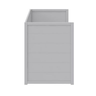 Little Seeds Haven 3-in-1 Convertible Storage Crib - White