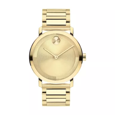 Movado - Men's Bold Evolution 2.0 Gold-Tone Stainless Steel Watch Gold Dial