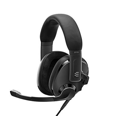 image of EPOS H3 Closed Acoustic Gaming Headset with Noise-Cancelling Microphone - Plug & Play Audio - Around The Ear - Adjustable, Ergonomic - for PC, Mac, PS4, PS5, Switch, Xbox - Onyx Black with sku:b08yz9nmb5-amazon