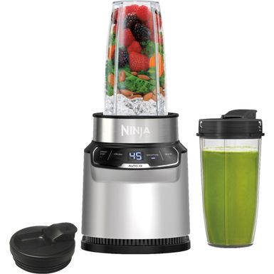 Left Zoom. Ninja - Nutri-Blender Pro Personal Blender with Auto-iQ - Cloud Silver