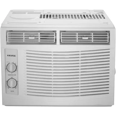 image of Amana - 5,000 BTU 115V Window-Mounted Air Conditioner with Mechanical Controls with sku:amap050dw-almo