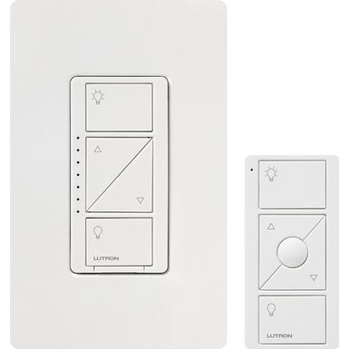 image of Lutron - Caseta Wireless Dimmer Switch Kit - White with sku:bb19880730-4651511-bestbuy-lutronelectronics