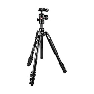 image of Manfrotto Befree Advanced Tripod with Lever Closure, Travel Tripod Kit with Ball Head, Portable and Compact, Aluminium Tripod for DSLR Reflex and Mirrorless Cameras, Camera Accessories with sku:b0772wlshz-bog-amz