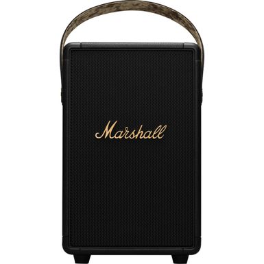 image of Marshall - Tufton Portable Bluetooth Speaker - Black & Brass with sku:bb21809596-6473513-bestbuy-marshall