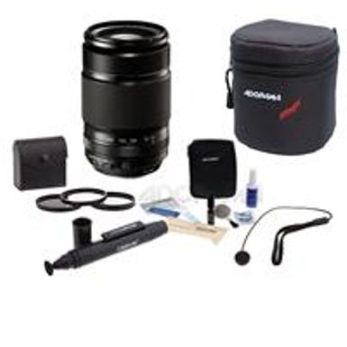 image of Fujifilm XF 55-200mm (83-300mm) F3.5-4.8 R LM OIS Lens - Bundle With 62mm Filter Kit (UV/CPL/ND2), Soft Lens Case, Cleaning Kit, Capleash II, Lenspen Lens Cleaner with sku:ifj555200xfa-adorama