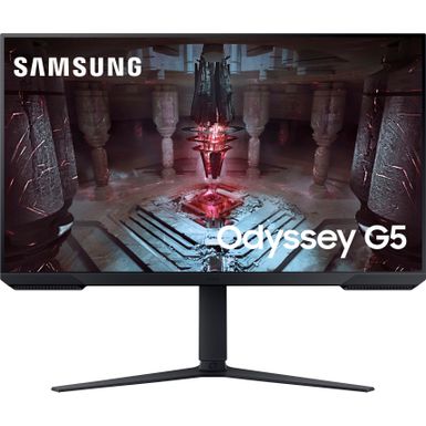 image of Samsung - Odyssey G51C 32"  QHD FreeSync Premium Gaming Monitor with HDR10,(DisplayPort, HDMI) - Black with sku:bb22090475-6532282-bestbuy-samsung