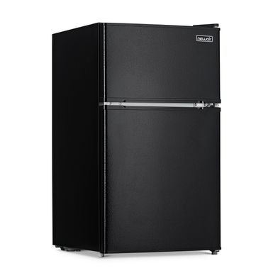 image of Newair 3.1 Cu. Ft. Black Compact Mini Refrigerator with Freezer, Auto Defrost, Can Dispenser and Energy Star - Black with sku:or3t2z8_65f1aaf4nn5pxastd8mu7mbs-new-ovr
