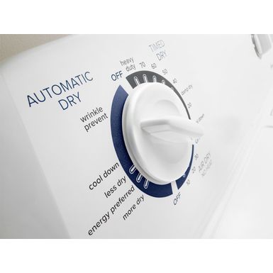 Alt View Zoom 11. Amana - 6.5 Cu. Ft. Electric Dryer with Automatic Dryness Control - White