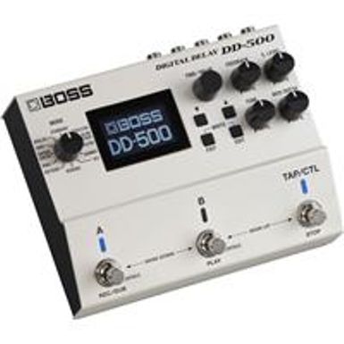 image of Boss 12 Mode Digital Delay Pedal with sku:bos-dd-500-guitarfactory