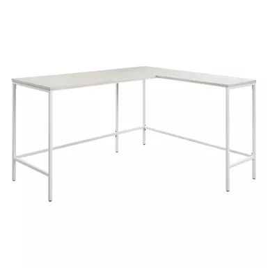 OSP Home Furnishings - Contempo L-Shaped Desk - White Oak